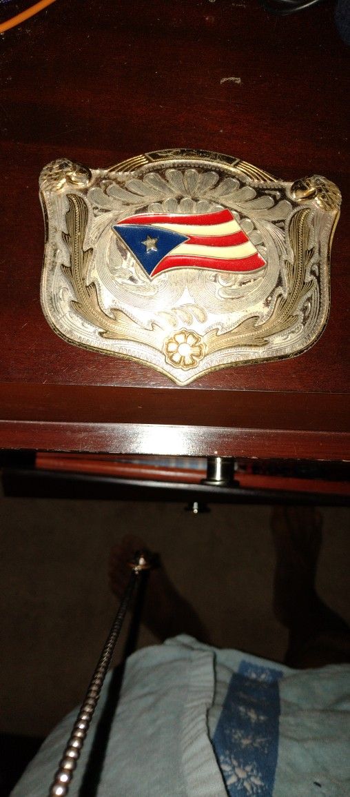 Puerto Rico Good Look Belt Buckle