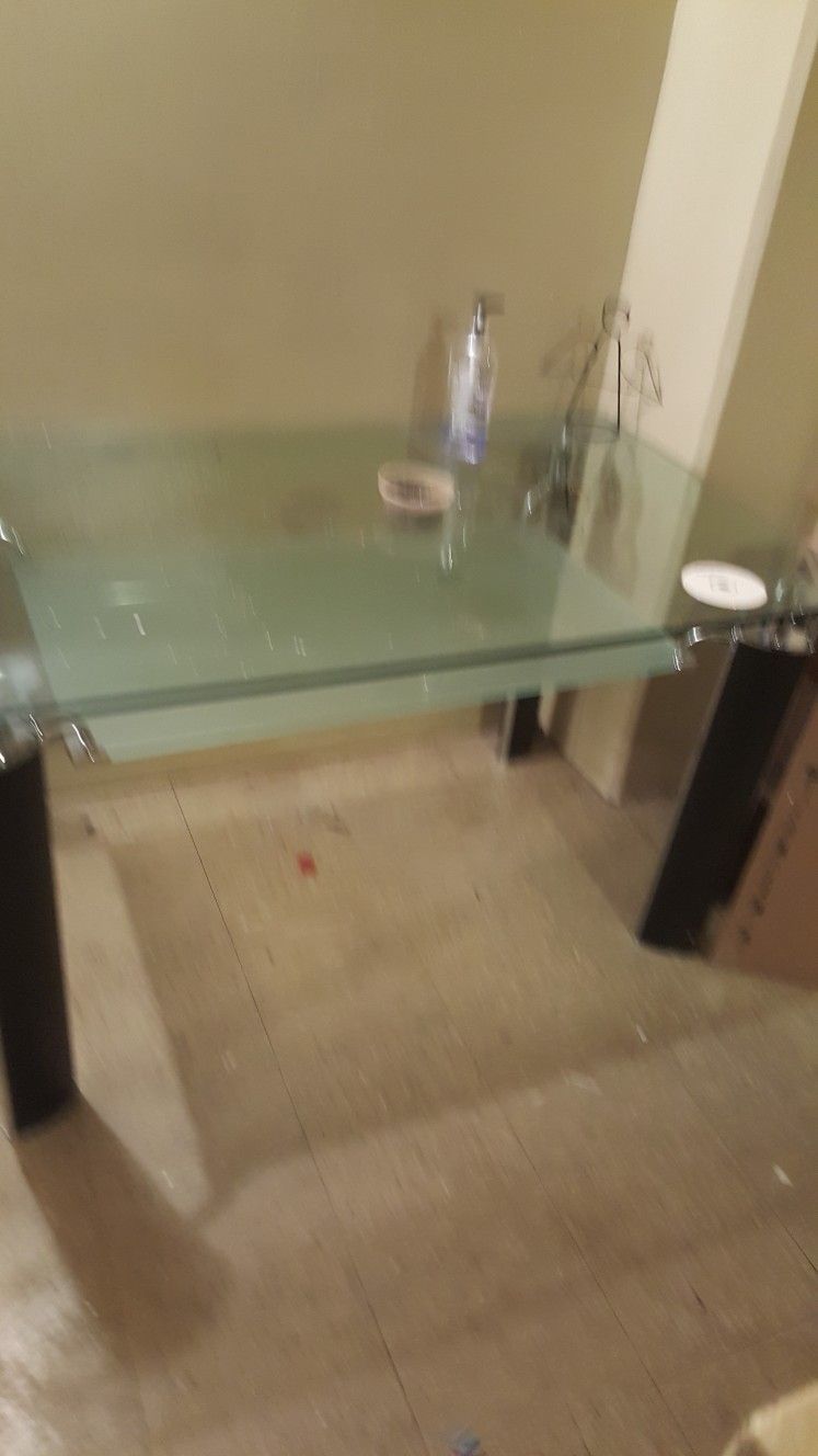Dual Top Glass Table 30x48 - photo 3