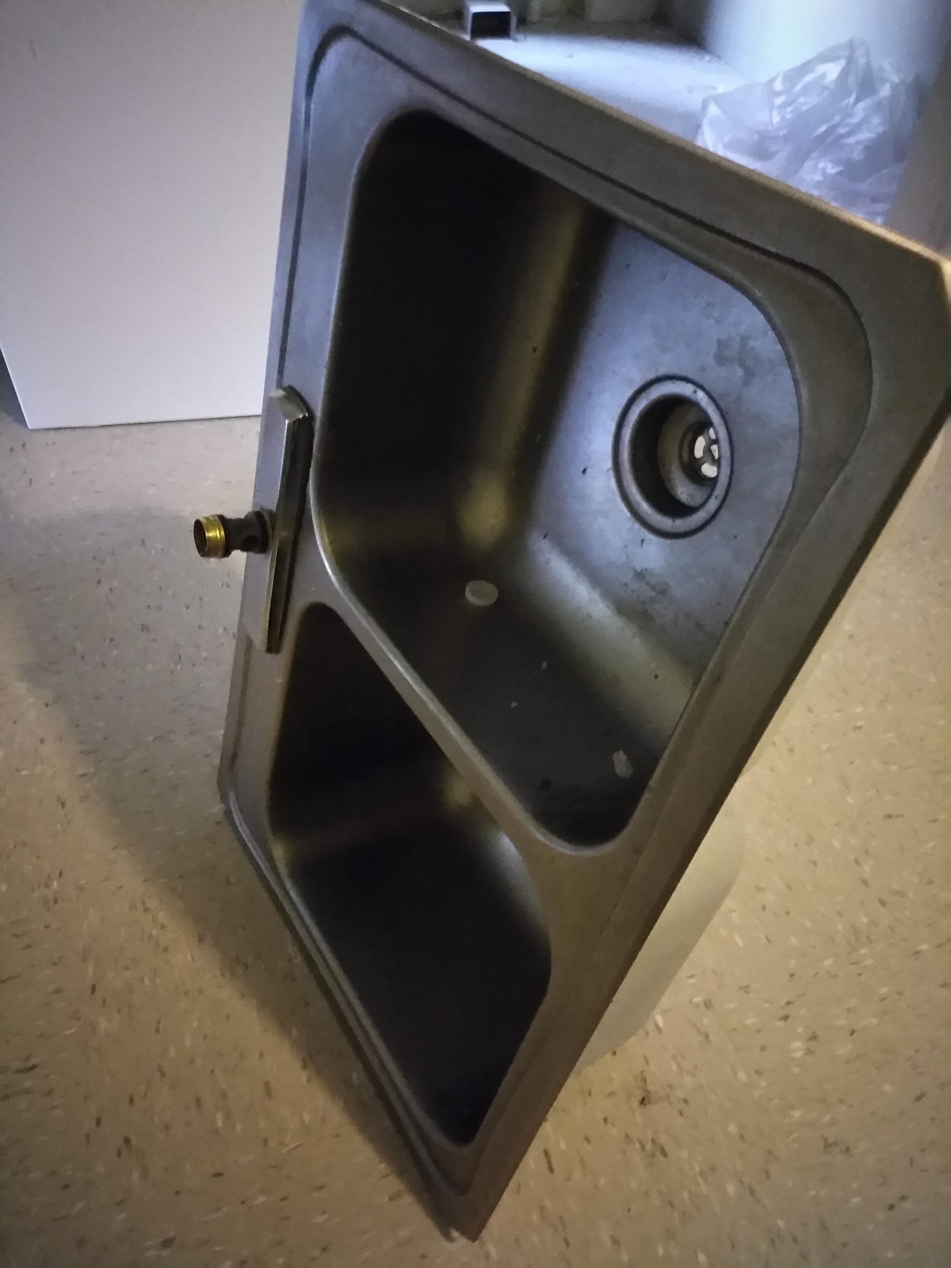 Used double sink.