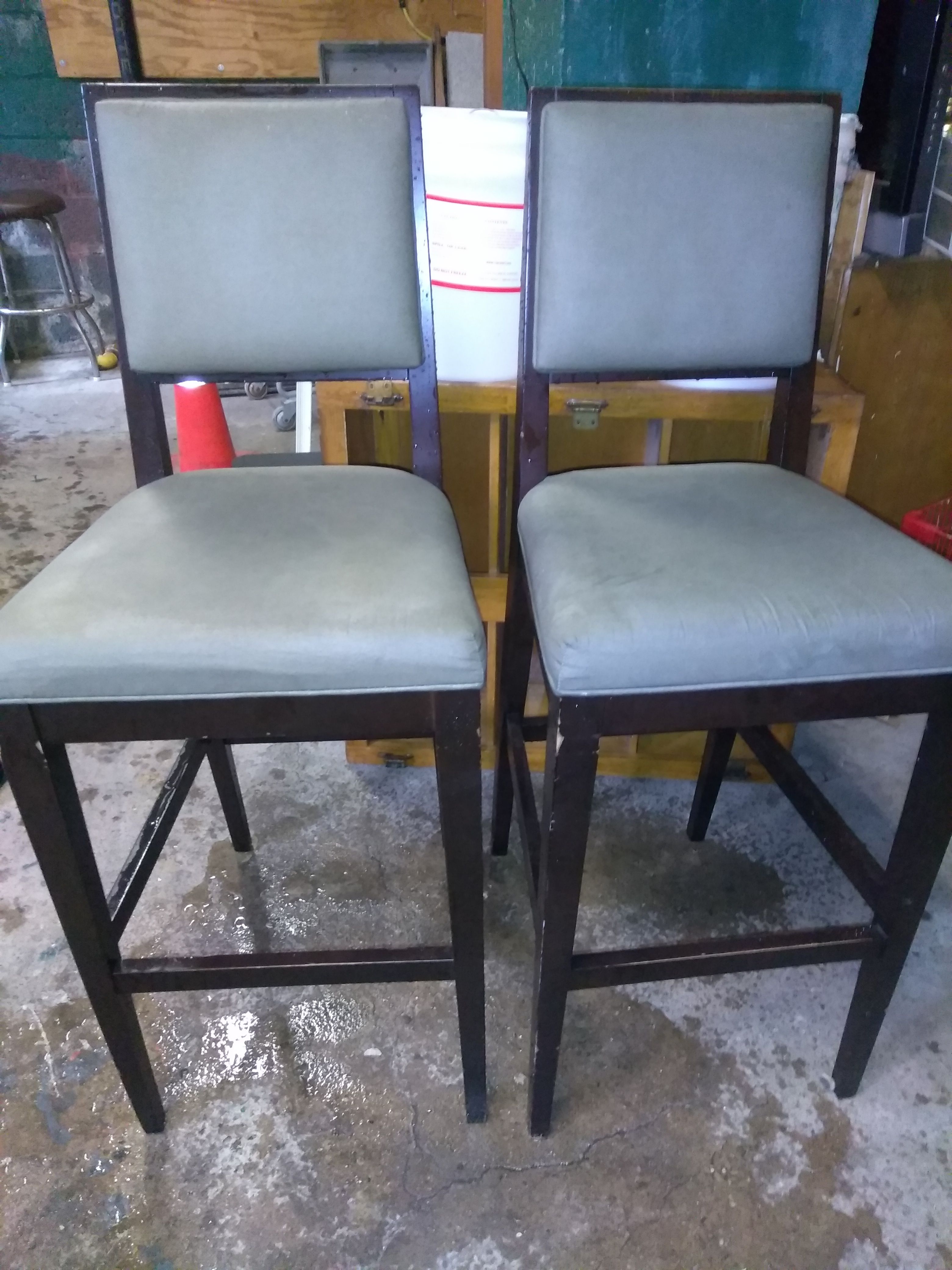 Two Swede high chairs