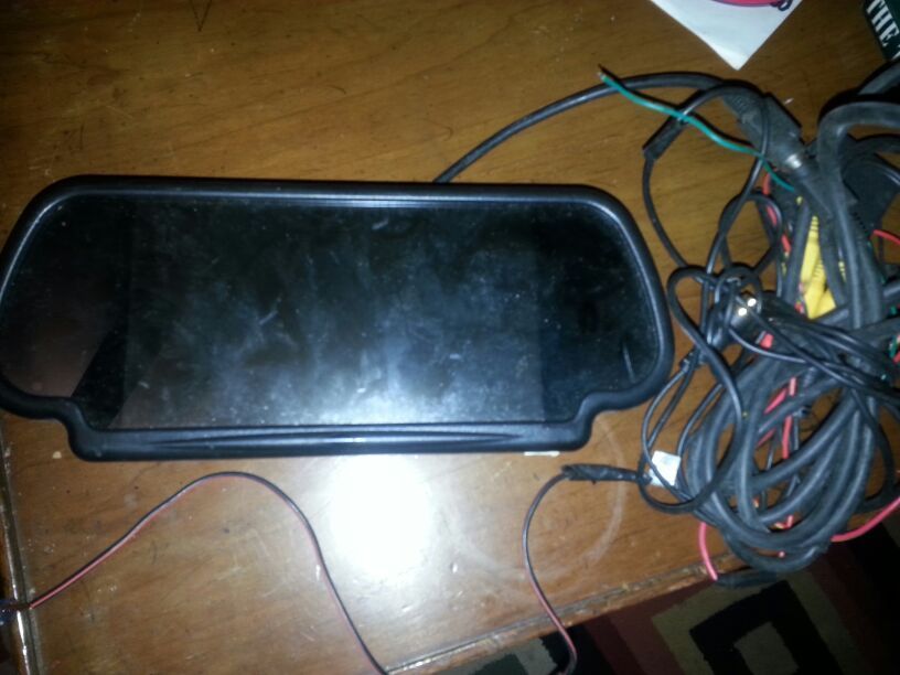 Head rest lcd video Display