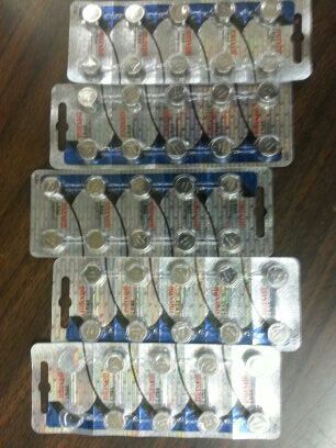 Watch batteries lr 44