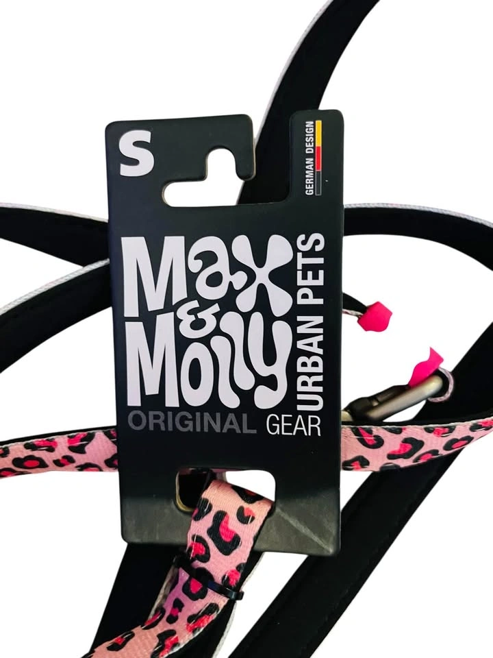 Max & Molly Pink Leopard Dog Leash - Small - photo 5