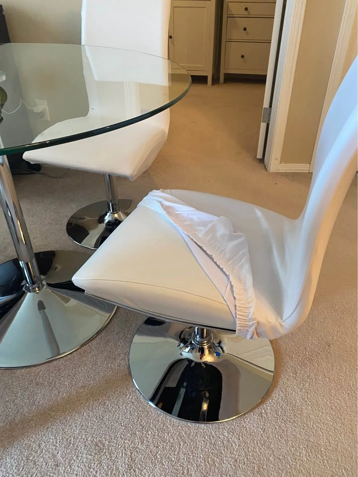 Solid Glass Table w/ 4 Chairs - photo 2