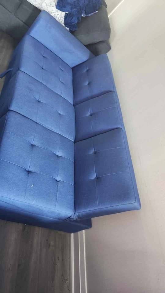 Blue Tufted Modular Sofa - photo 5