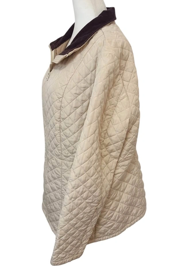 Vintage Lands End Large Quilted Barn Jacket - photo 4