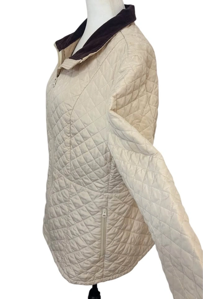 Vintage Lands End Large Quilted Barn Jacket - photo 5