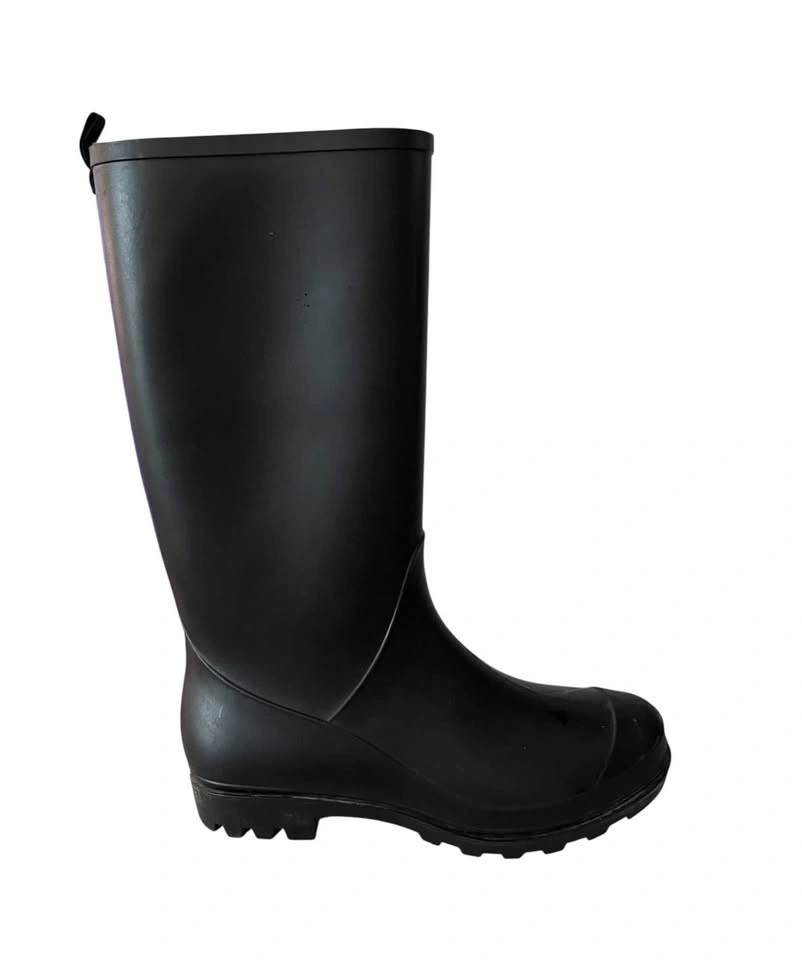 Black Tall Rain Boots Girls Size 6 Youth - photo 2