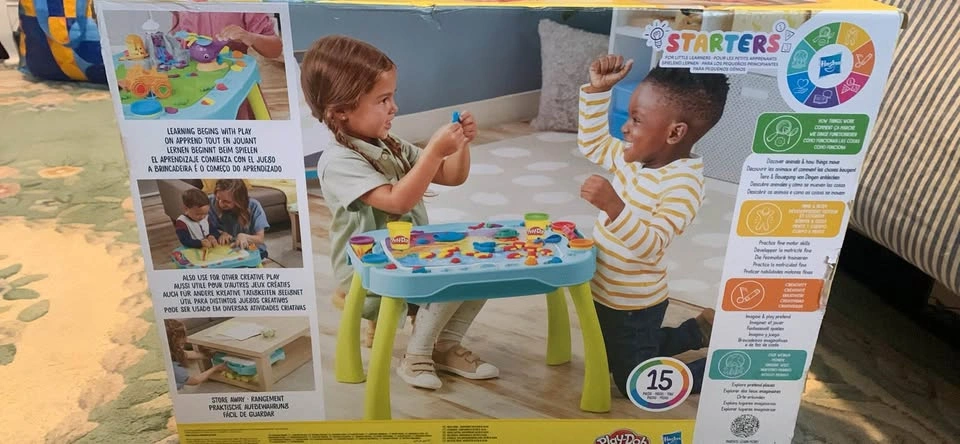 New in Box Play-Doh Starters Station Table - 15 Pieces - photo 3