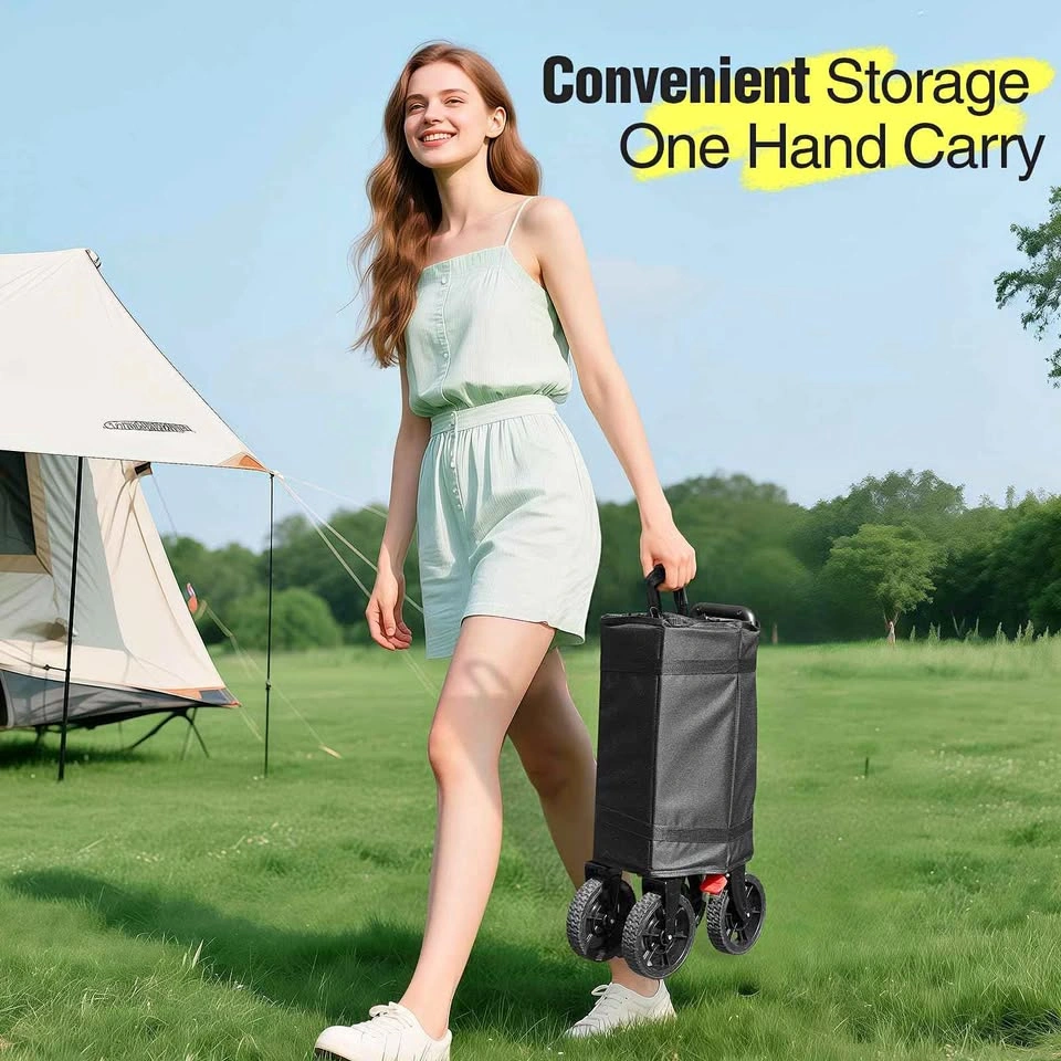 200L Collapsible Folding Wagon Cart