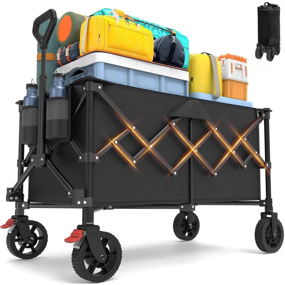 200L Collapsible Folding Wagon Cart - photo 2