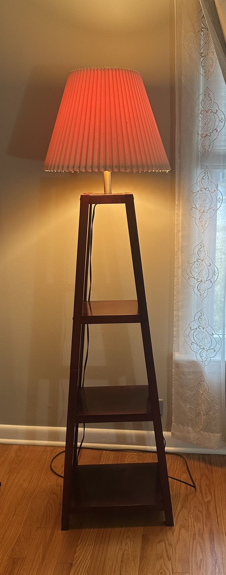 Wooden Lamp in Perfect Condition