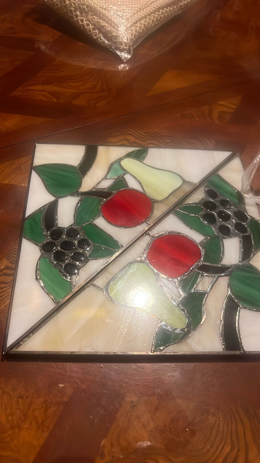 4 New Fruit Stained Glass Windows for Kitchen - photo 5