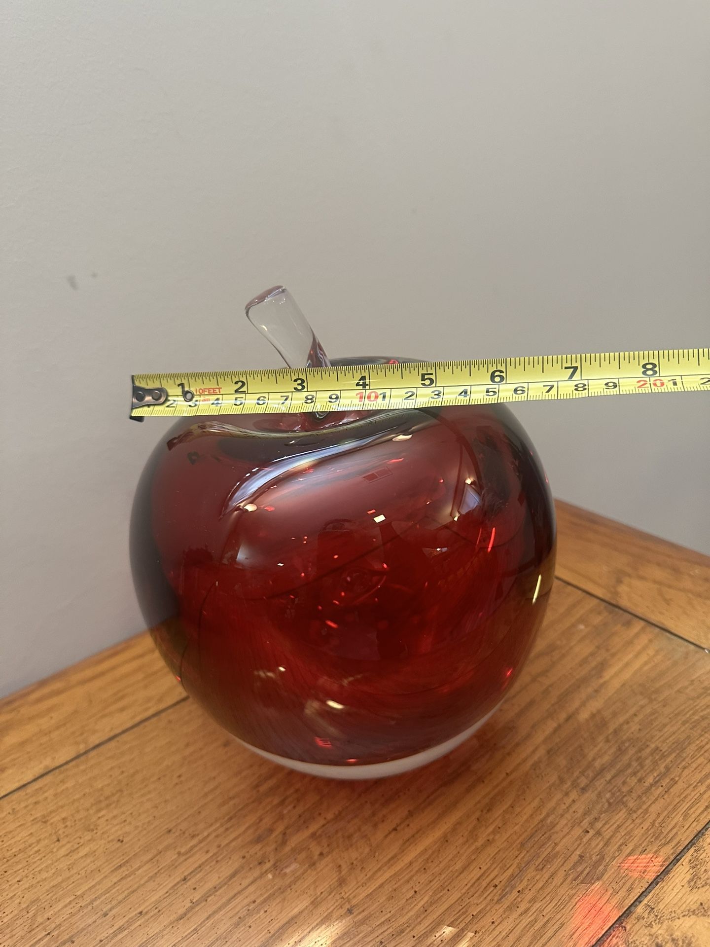 Blown Glass Apple - photo 3