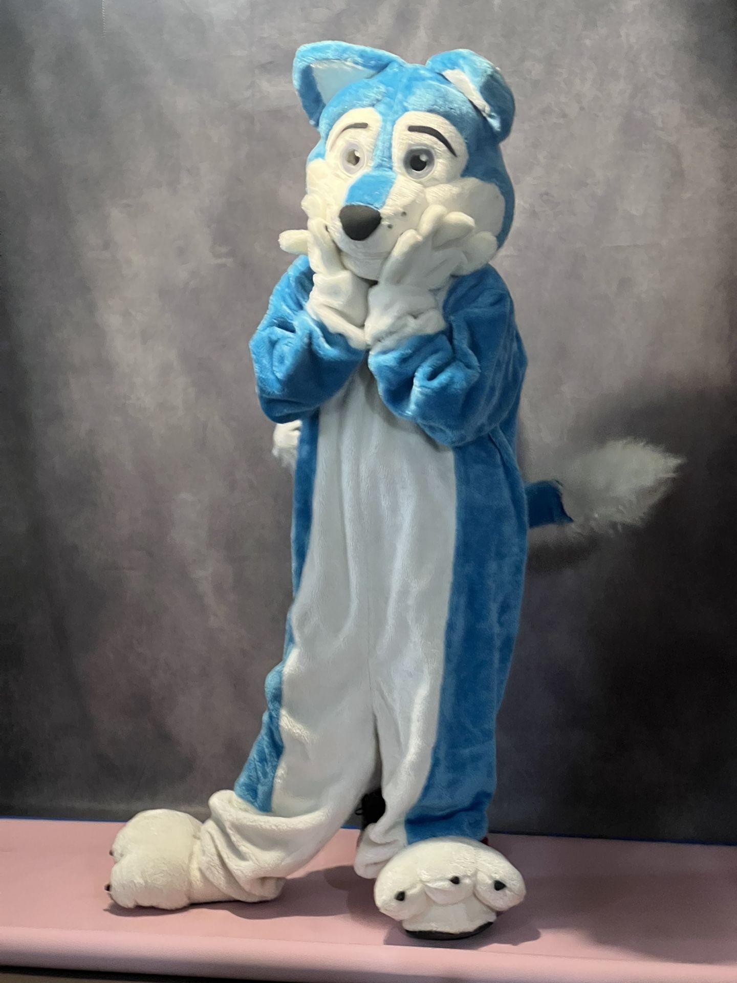Blue Wolf Costume for Adults - photo 2