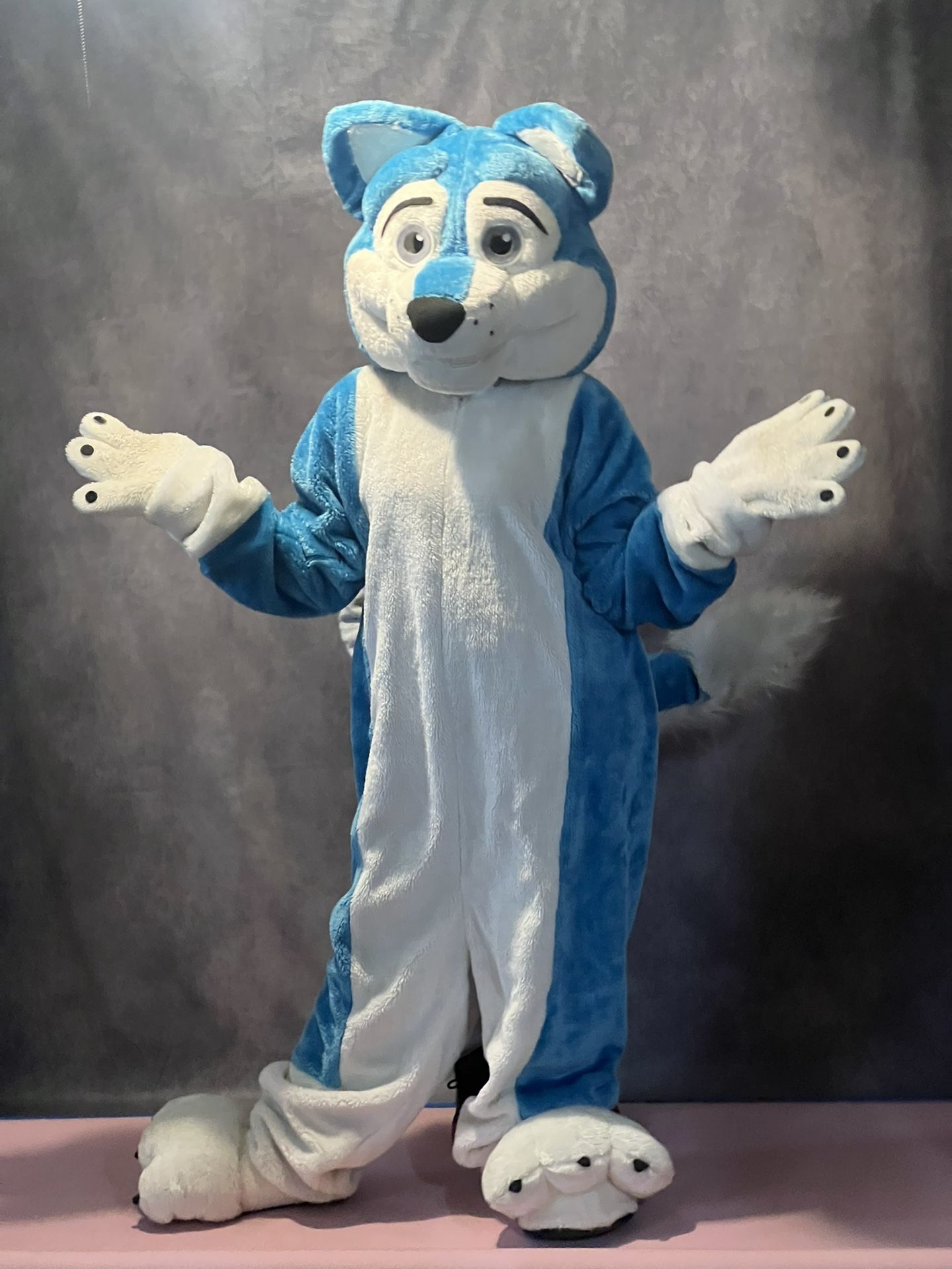 Blue Wolf Costume for Adults - photo 3