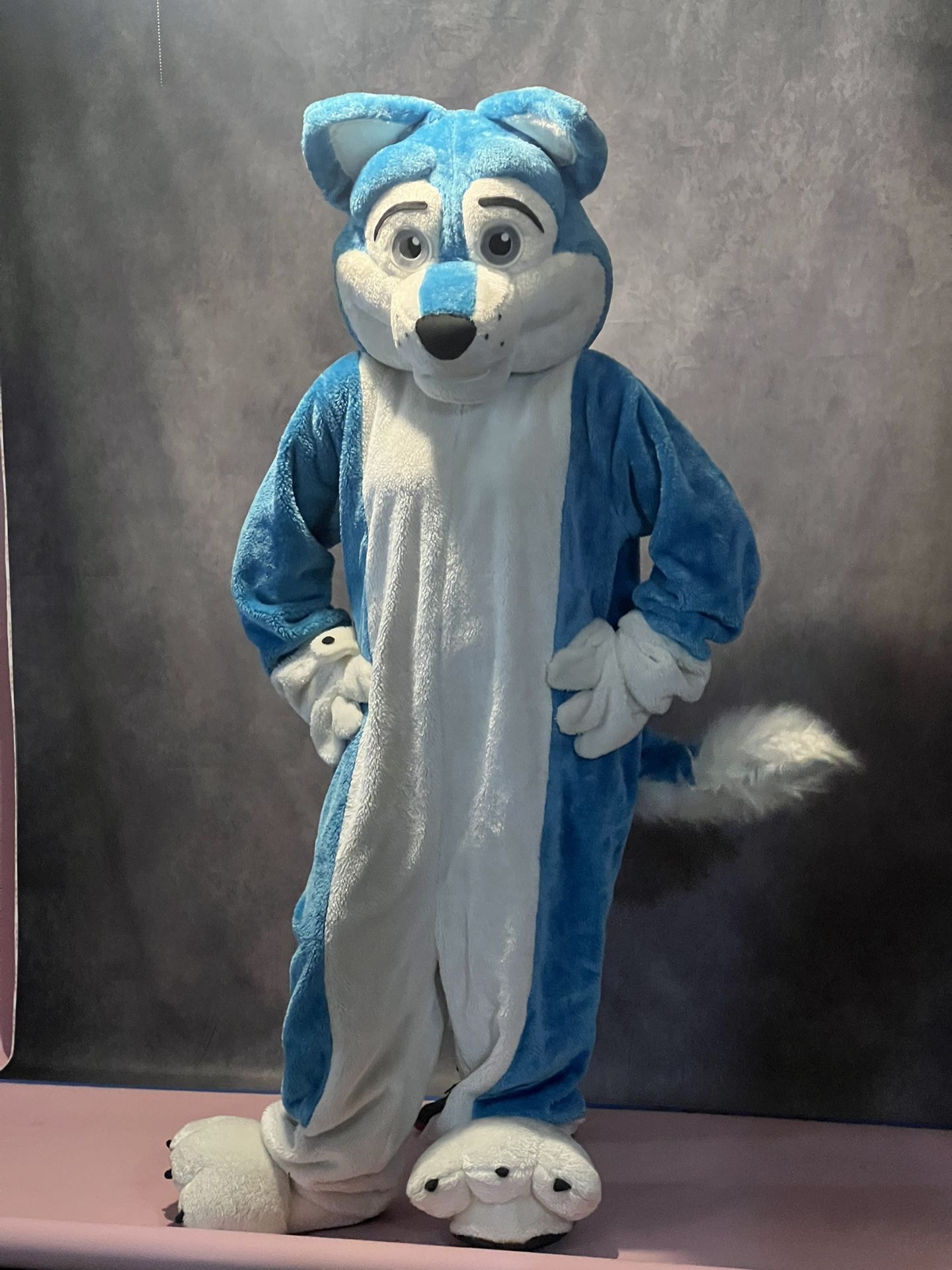 Blue Wolf Costume for Adults - photo 4