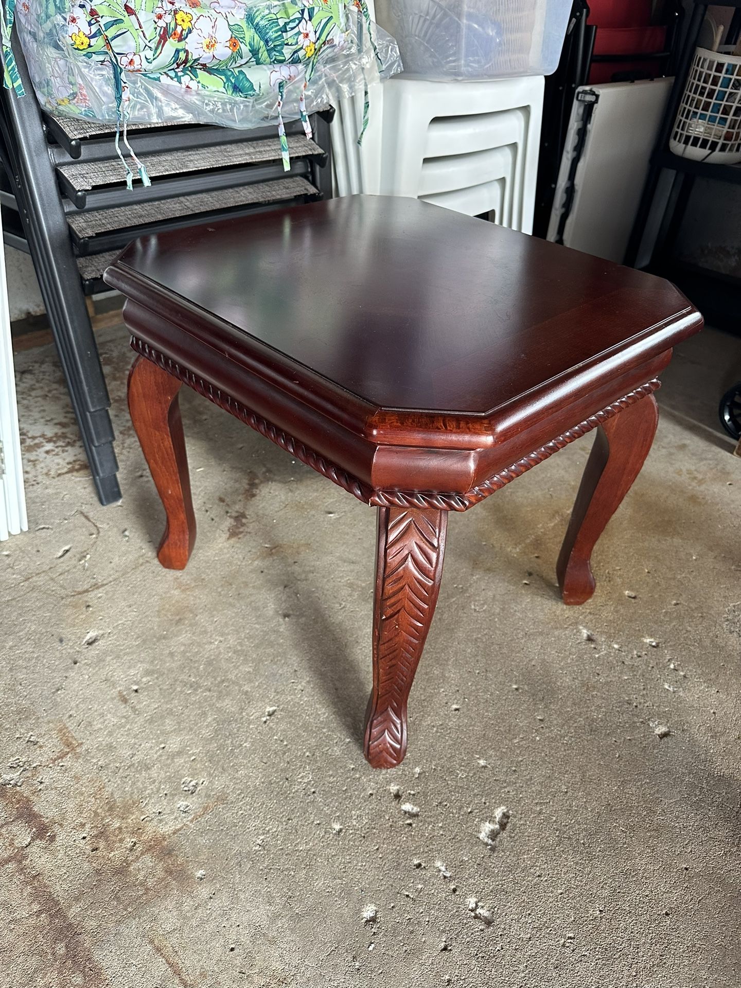 Pair of wooden side tables in excellent condition.