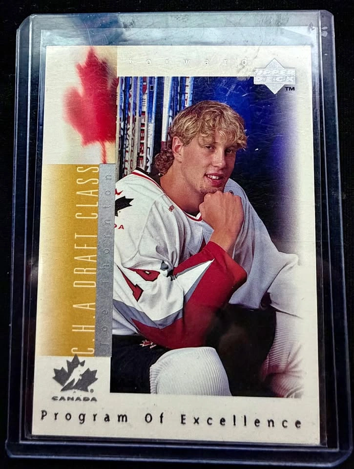 Joe Thornton Team Canada Card – Program of Excellence (Upper Dec