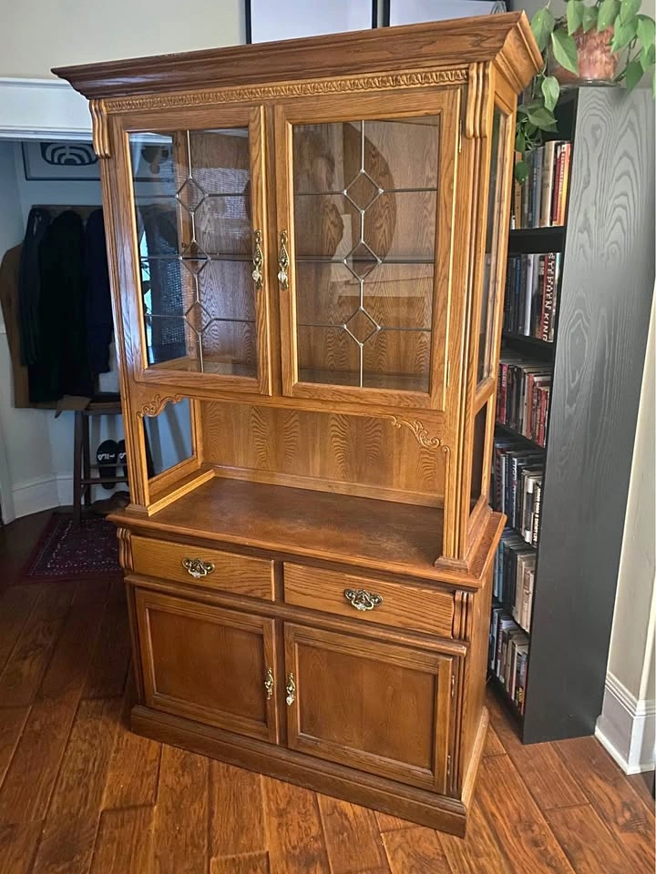 FREE DELIVERY: Vintage Cabinet Hutch $150 (HRM)