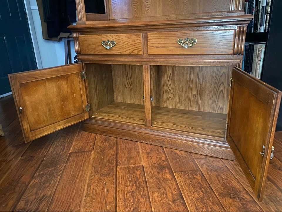 FREE DELIVERY: Vintage Cabinet Hutch $150 (HRM) - photo 4