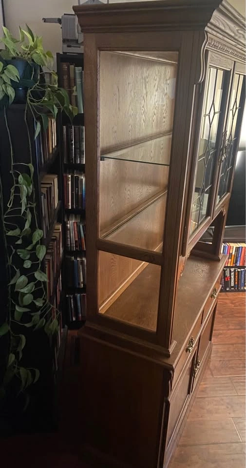 FREE DELIVERY: Vintage Cabinet Hutch $150 (HRM) - photo 5