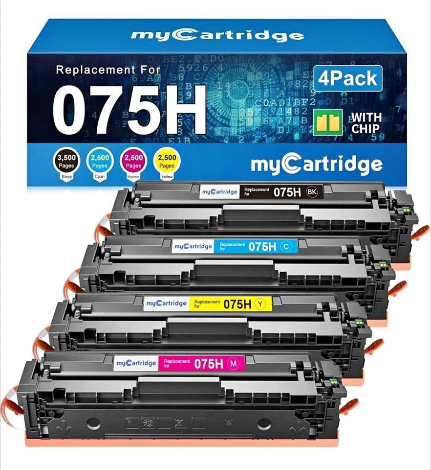 075H 4 Pack Toner for Cannon Laser Printers - New