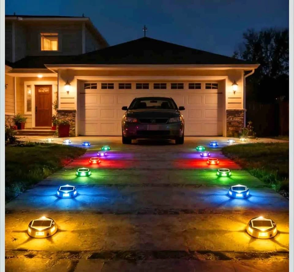Remote Solar Yard Lights - New