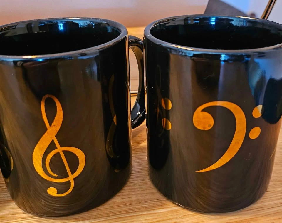 Albert Elovitz 22K Gold Musical Coffee Mugs (Set of 4) - photo 3
