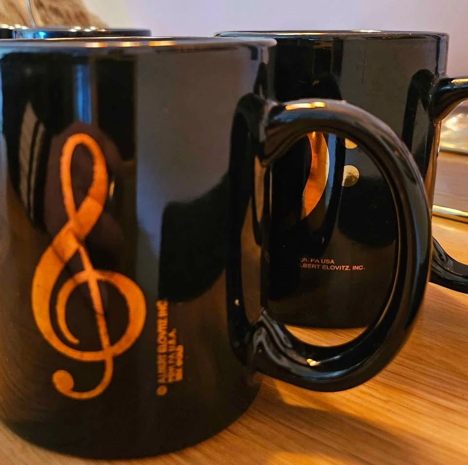 Albert Elovitz 22K Gold Musical Coffee Mugs (Set of 4) - photo 5