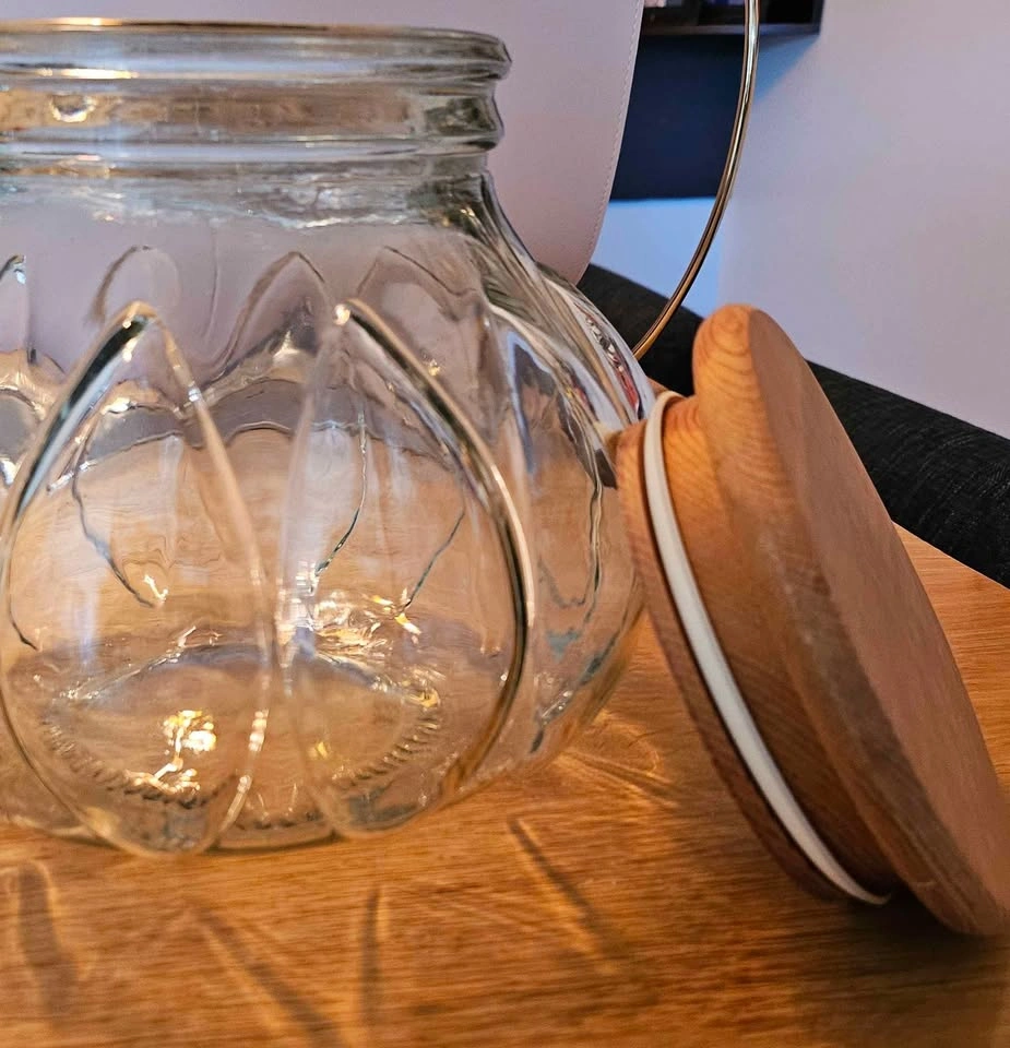 Vintage Pumpkin Shaped Apothecary Jar - photo 2