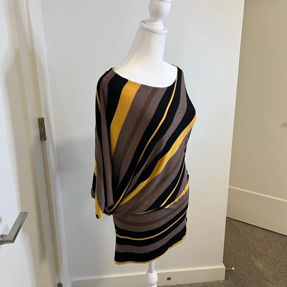 REVOLUTION Asymmetrical Multi-Coloured Stripped Women’s Shirt - - photo 5