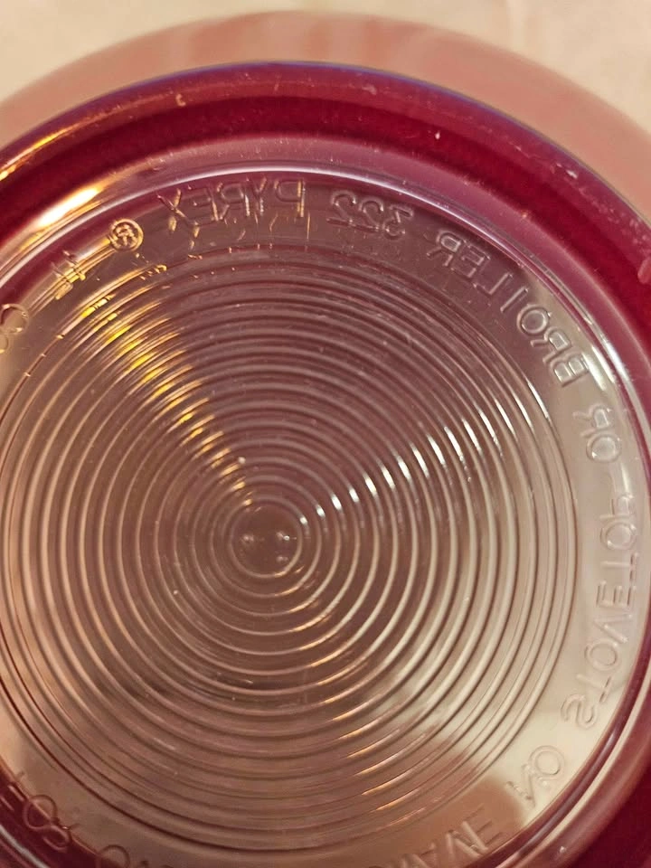 Vintage Pyrex Cranberry Red Mixing Bowls - photo 4