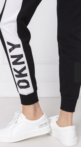 DKNY Sport Joggers Fleece Sweatpants Women Logo Pants NWT XS Bla - photo 3