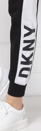 DKNY Sport Joggers Fleece Sweatpants Women Logo Pants NWT XS Bla - photo 5