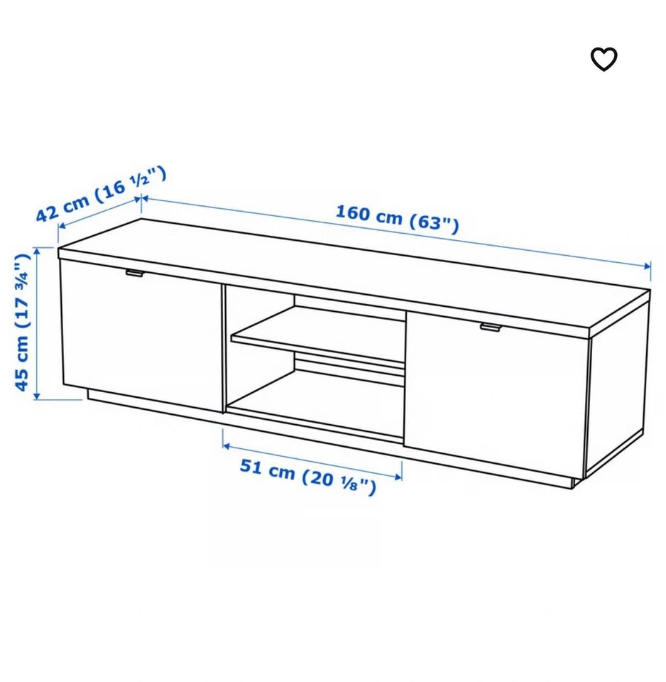 IKEA BYAS TV UNIT - photo 4