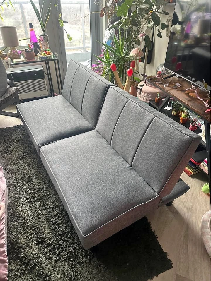 Mainstays Studio Futon - Gray Linen