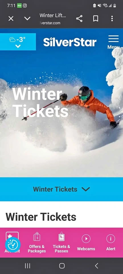 4 Silverstar Day Passes