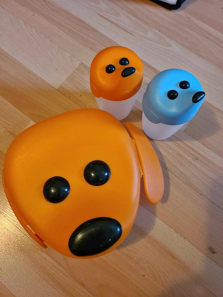 Ikea Dog Lunch Kit Toy and Sippy Cups