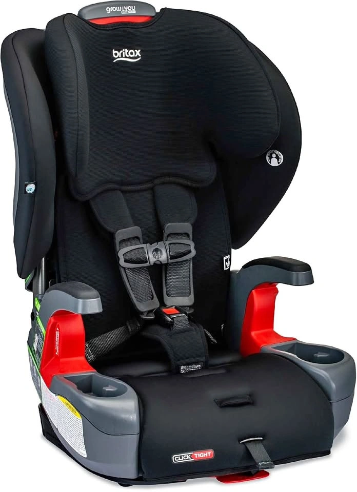 Britax Grow With You Harness-2-Booster Car Seat - Black
