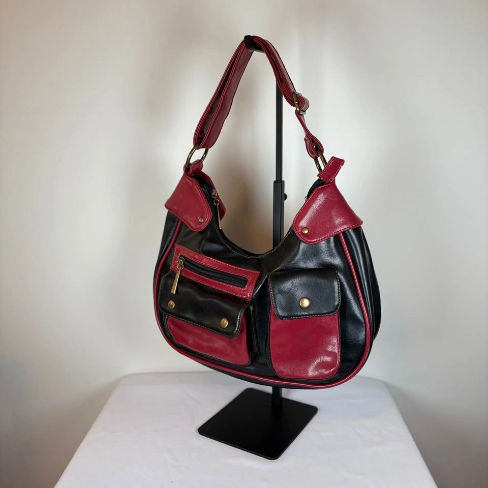 Nikki Red&Black Shoulder Bag - photo 2
