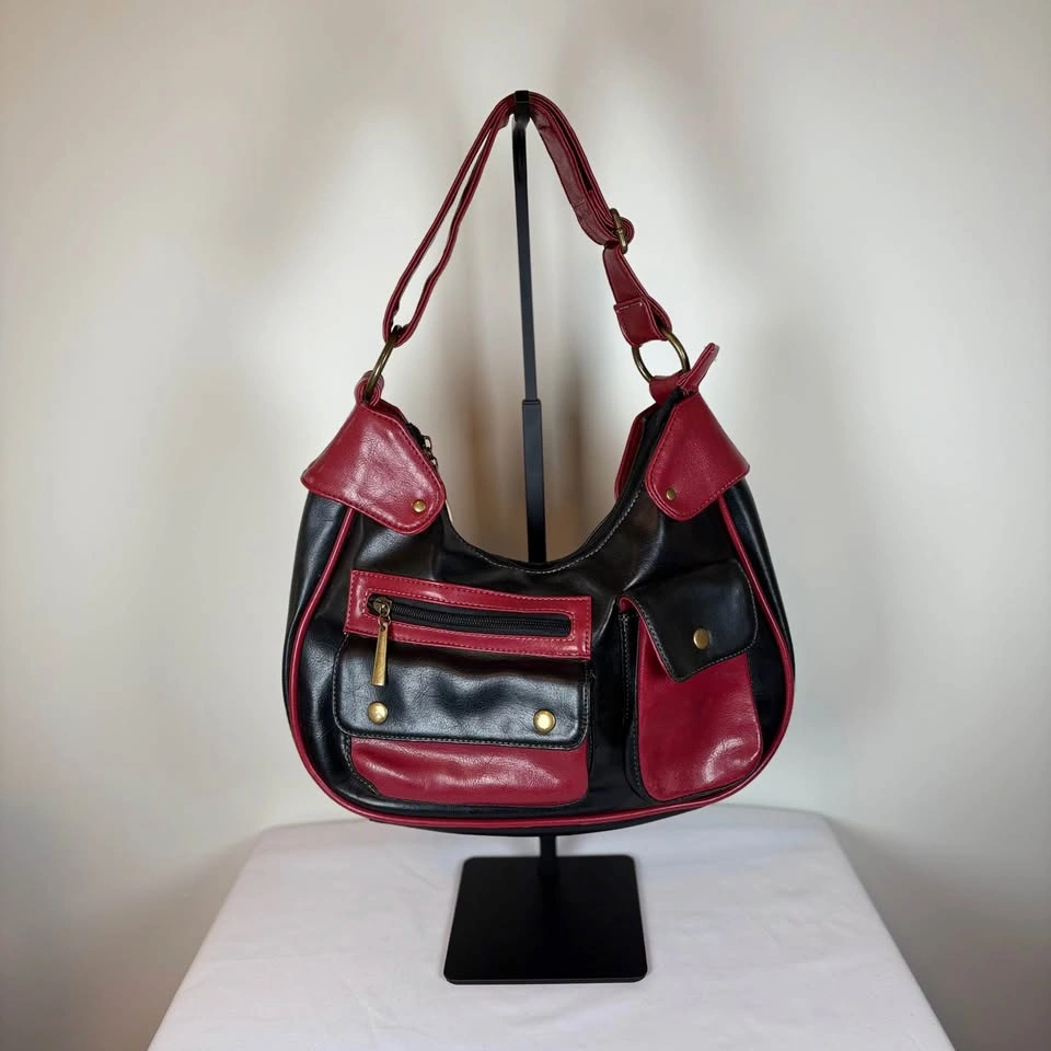 Nikki Red&Black Shoulder Bag - photo 4