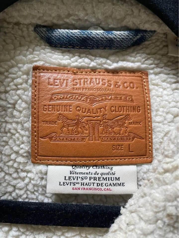 LEVIS DENIM SHERPA JACKET - photo 3