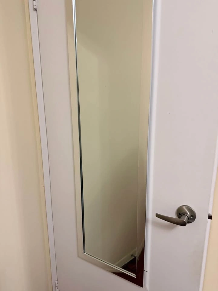 Full length door hanging mirror