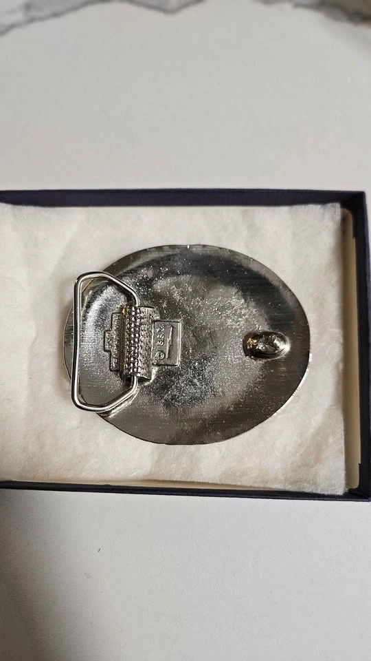 Western Eagle Turquoise Buffalo Nickel Belt Buckle - photo 4