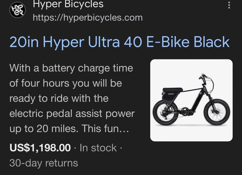 2024 Hyper Bike Co Pro Electric Bike - photo 3
