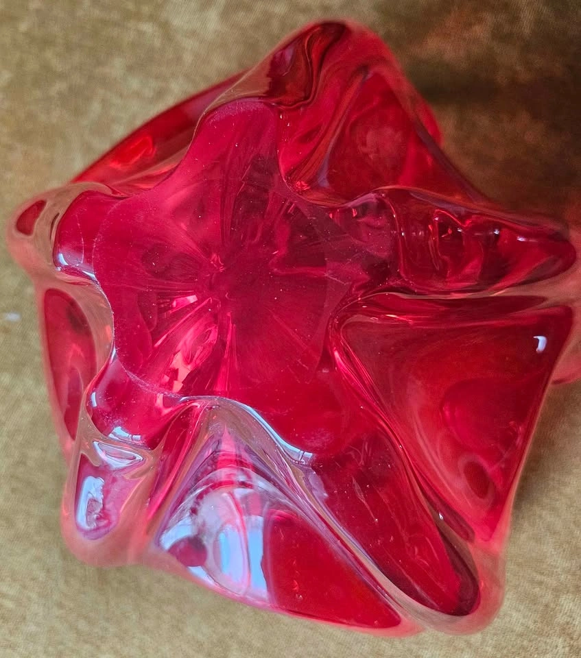 Stunning Mid-Century Modern Art Glass Centerpiece Bowl - Amberin - photo 4