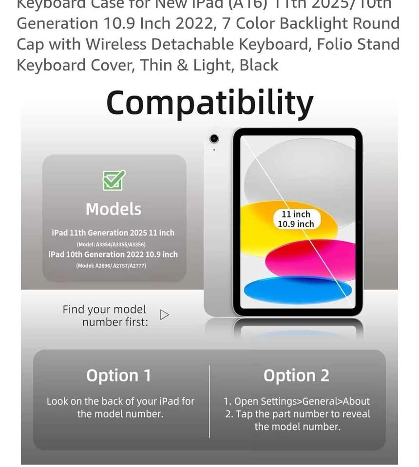 iPad 10th/11th Gen Keyboard Case (A16) - photo 4