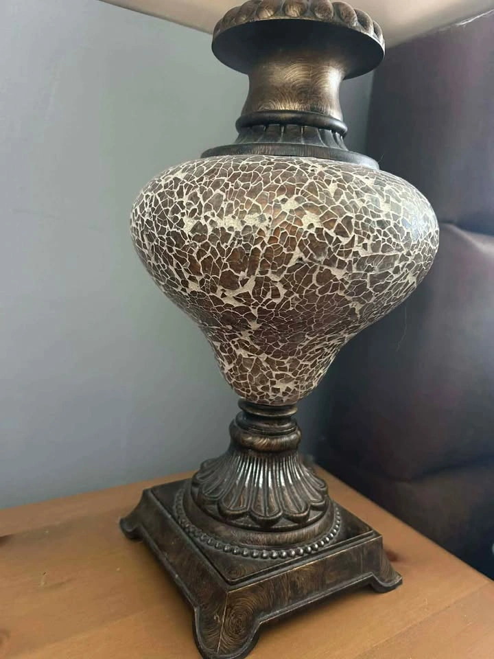 Turkish Mosaic Style Bedside Lamps - Matching Pair - photo 2