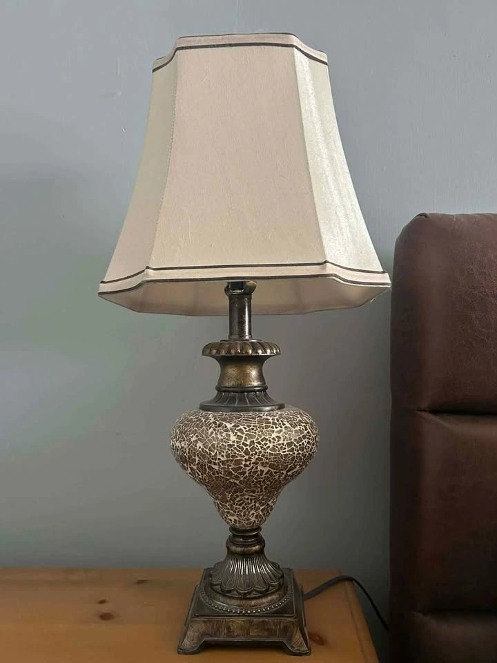 Turkish Mosaic Style Bedside Lamps - Matching Pair - photo 3